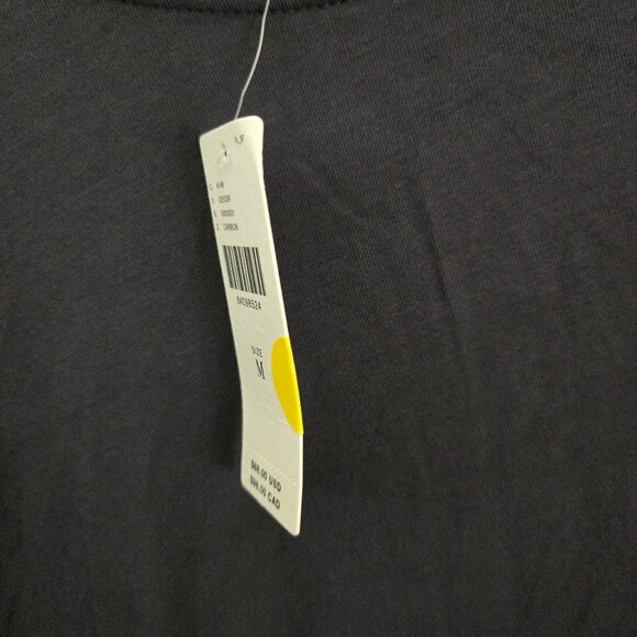 Anthropologie NWT Bordeaux High Neck Ruched Lounge Dress Midi Gray Size M - Picture 8 of 10